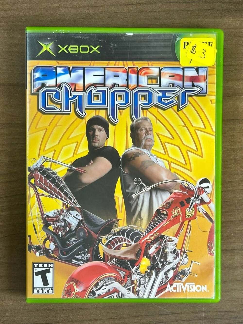 American Chopper Microsoft Original Xbox 2004 CIB Disc Case Manual Activision